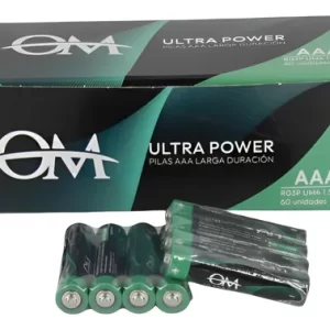 PILA AAA OM POR CAJA DE 60 UNIDADES