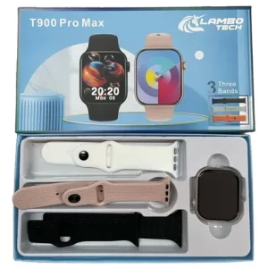 RELOJ SMARTWATCH T900 LAMBOTECH 3 MALLAS