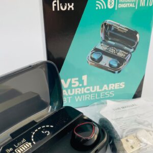 AURICULAR BLUETOOTH M10 FLUX (CON GOMITAS DE REPUESTO)