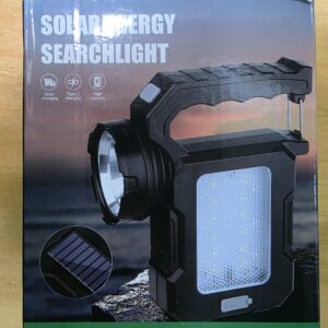 LINTERNA RECARGABLE SOLAR Y TIPO C CON BALIZAS