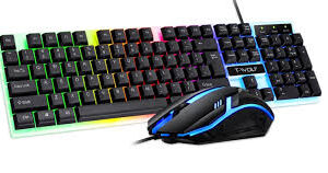 TECLADO Y MOUSE RETROILUMINADO RGB